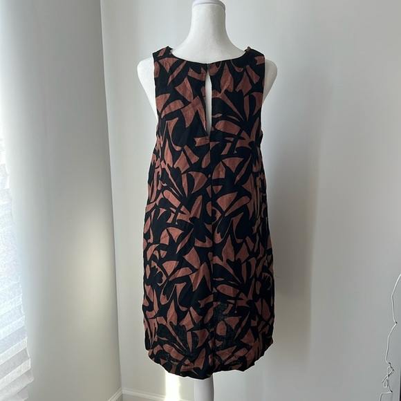 a new day Black and Brown Geometric Dress - Picture 3 of 3